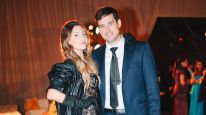 Stephanie Demner y Guido Pella
