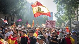 Miles de manifestantes intentaron llegar hasta el Palacio de la Moncloa 23052026