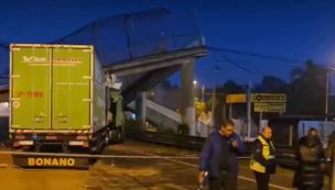 Cayó un puente sobre la Panamericana en Escobar 23052026