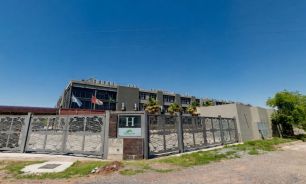 Acceso al hotel Sol de Funes, en Santa Fe
