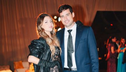 Stephanie Demner y Guido Pella