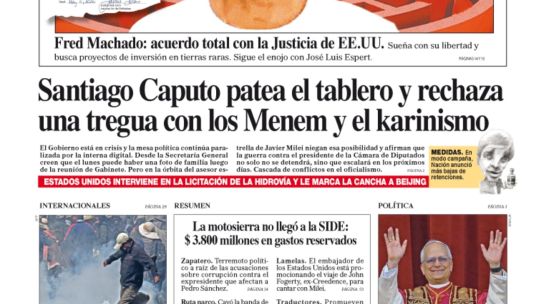 La tapa de Perfil del 23 de mayo de 2026