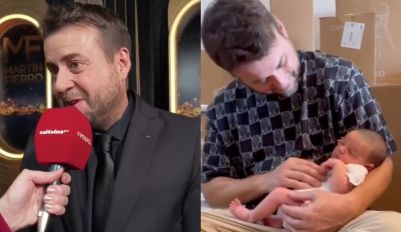 Leo Paradizo junto a su hija Nina