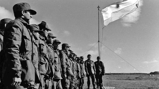 El desembarco británico en Malvinas