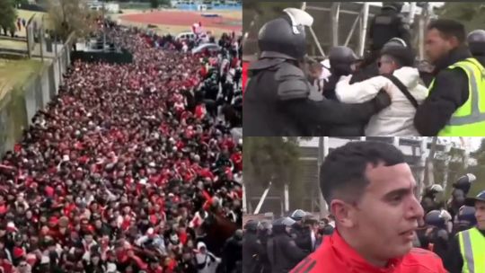 Incidentes y desborde en el Kempes: caos total en el ingreso de hinchas de River