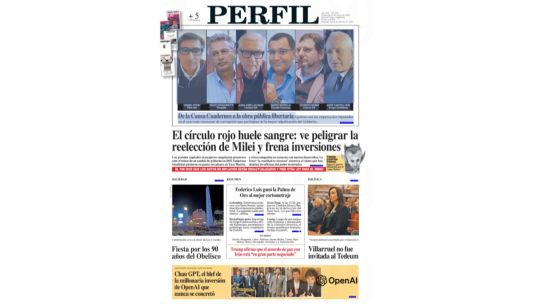 La tapa de Diario PERFIL del domingo 24 de mayo de 2026
