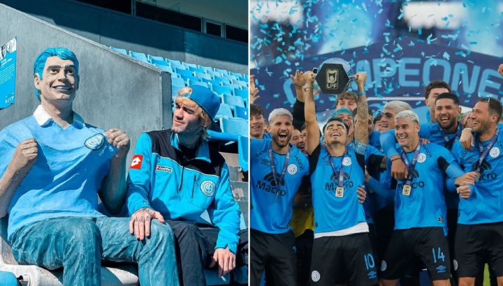 Ramiro Bueno celebró a Belgrano campeón, y le dedicó un mensaje a su papá "El Potro" Rodrigo