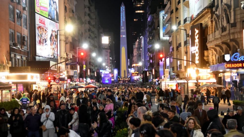 El obelisco porteño cumple 90 años: las fotos del centro neurálgico de la Ciudad de Buenos Aires