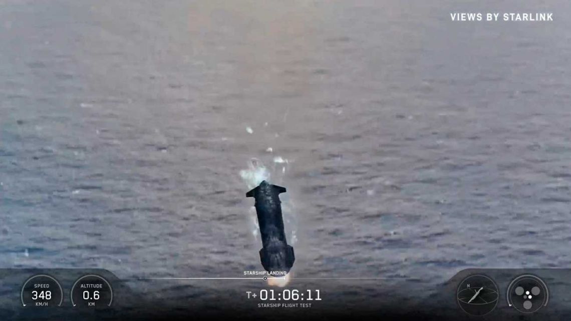 Prueba histórica de SpaceX: Starship 12 completó su vuelo al espacio y estalló de forma planificada en el océano