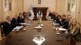 Reunión de gabinete encabezada por el presidente Javier Milei