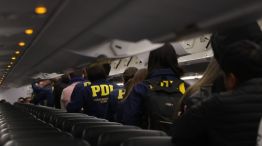 Tercer vuelo de deportación de migrantes de Chile