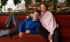 Pablo Torturiello posó junto a su madre