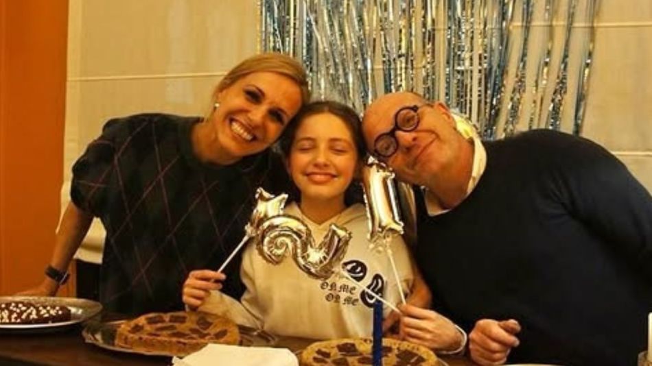 Denise Dumas y Campi junto a su hija Francesca