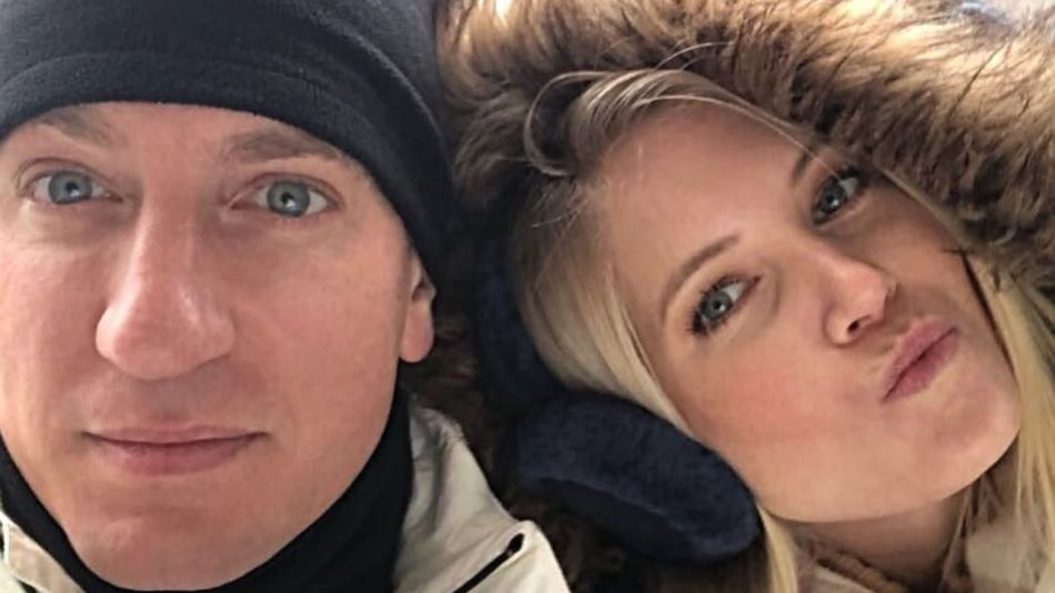 Maxi López y Daniela Christiansson