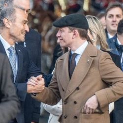 Eduardo Lule Menem y Santiago Caputo | Foto:CEDOC