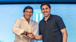 Gustavo Costas y Diego Milito