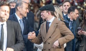 Eduardo Lule Menem y Santiago Caputo