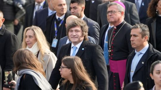 En fotos, el tercer Tedeum de Javier Milei, en medio de una interna a cielo abierto