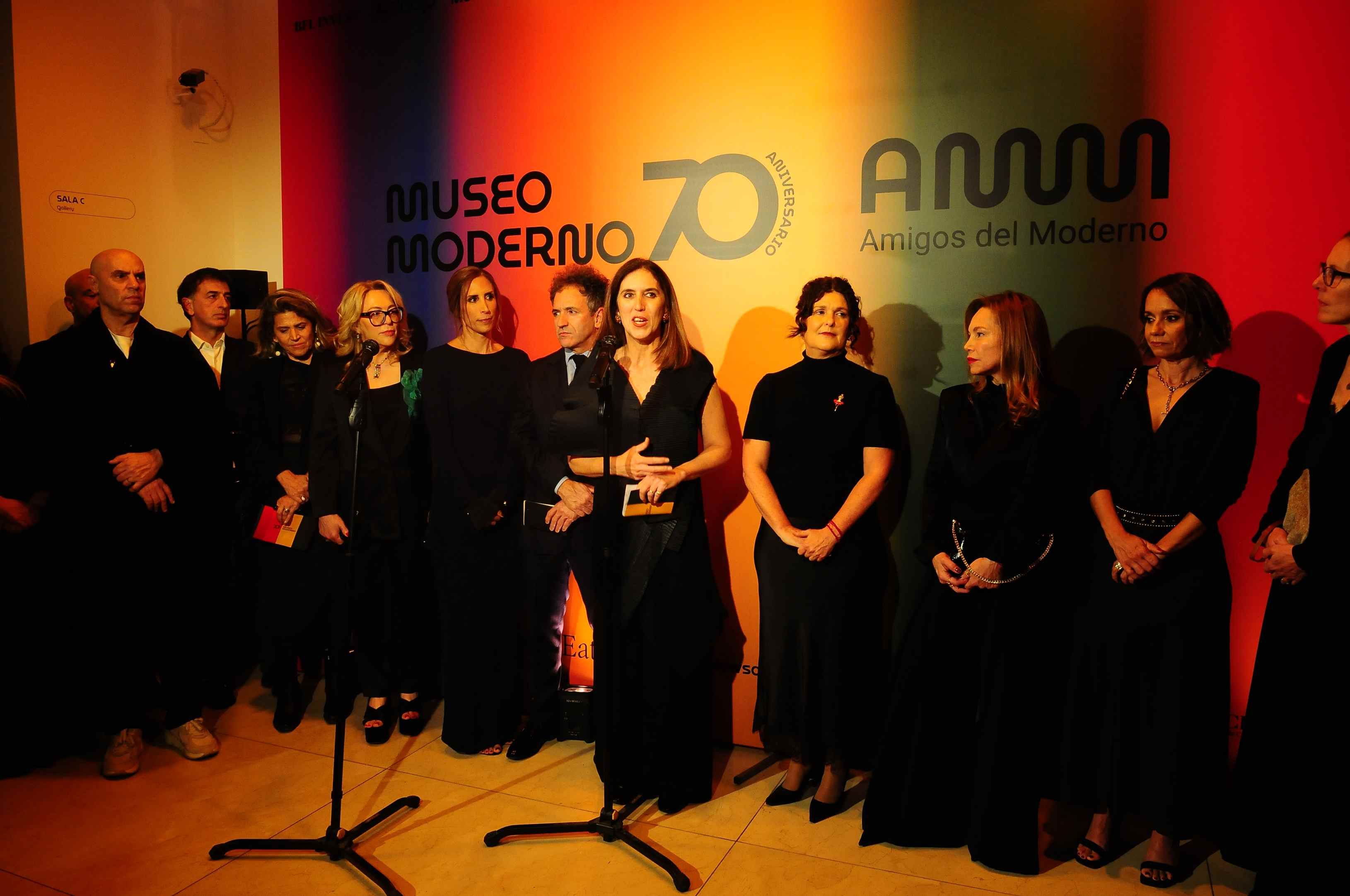 Victoria Noorthoorn, directora del Museo Moderno, y su discurso para los invitados.