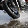 Moto aquaplaning