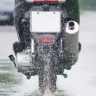 Moto aquaplaning
