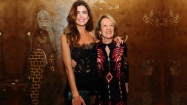 Juliana Awada y la madre de la reina Máxima en la noche de los Amigos del Moderno