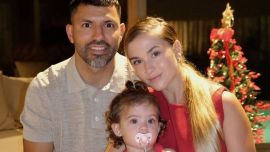 El mini look total denim de Olivia, la hija de Sofía Calzetti y el Kun Agüero: volados y detalles chic