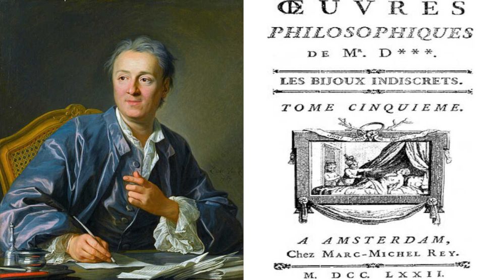 Diderot y libro Las joyas indiscretas, escrito por él 26052026