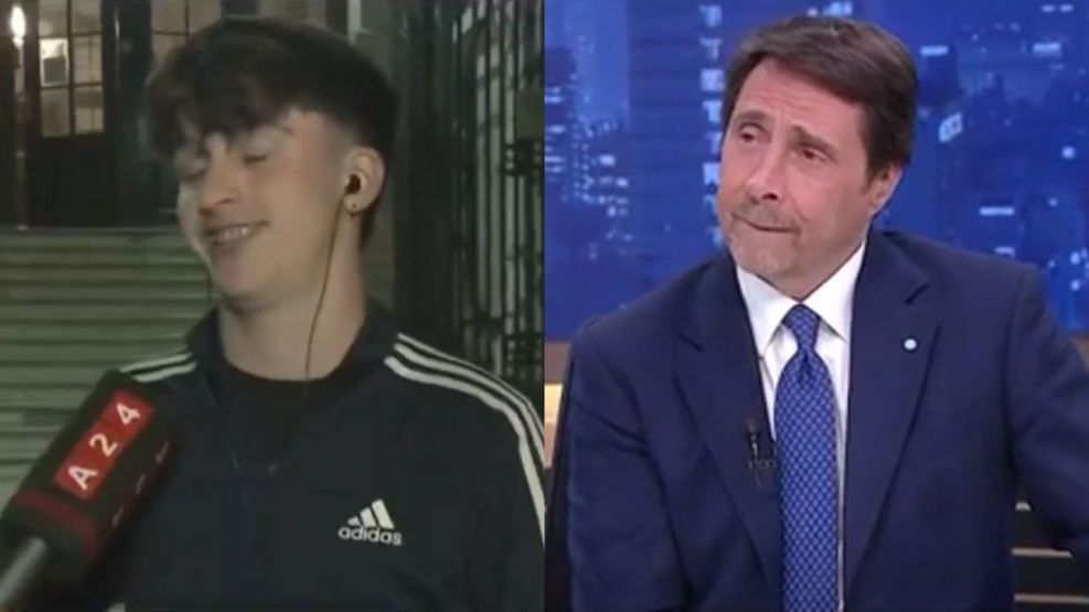 Eduardo Feinmann le preguntó al dirigente estudiantil Francisco Pitrola si es 