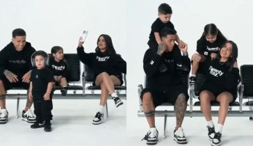 Enzo Fernández y Valentina Cervantes