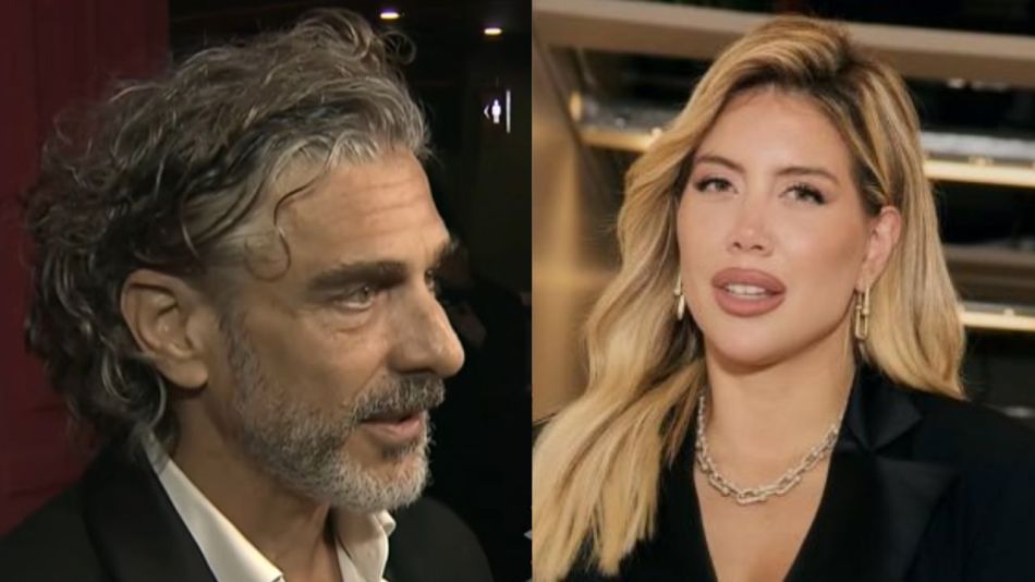 Leonardo Sbaraglia y Wanda Nara