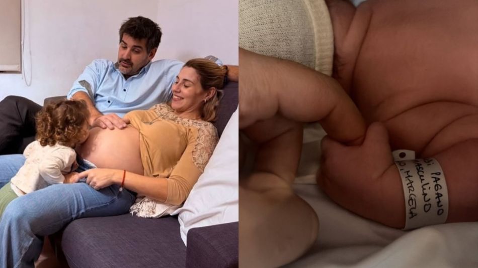 Nació el segundo hijo de Marcela Pagano