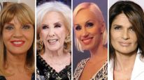 Teté Coustarot, Mirtha Legrand, Ingrid Grudke y Teresa Calandra