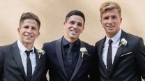 La cita triple de Gianluca, Giovanni y Giuliano Simeone en Argentina: noche en calle Corrientes, fotos y ovación