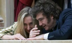 Javier Milei y Karina Milei