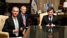 Maurice Ostro y Javier Milei