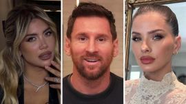 Lionel Messi quedó en el medio de la "guerra de carteras" entre Wanda Nara y la China Suárez