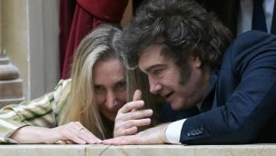 Javier Milei y Karina Milei