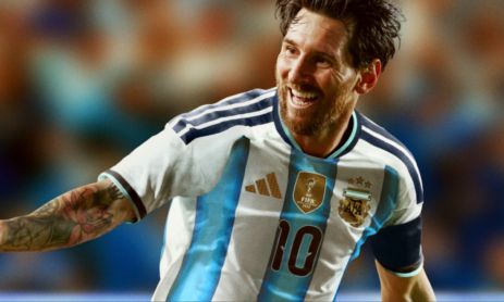 Lionel Messi con la Selección Argentina