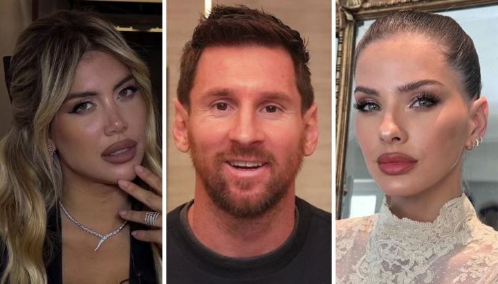 Lionel Messi quedó en el medio de la "guerra de carteras" entre Wanda Nara y la China Suárez