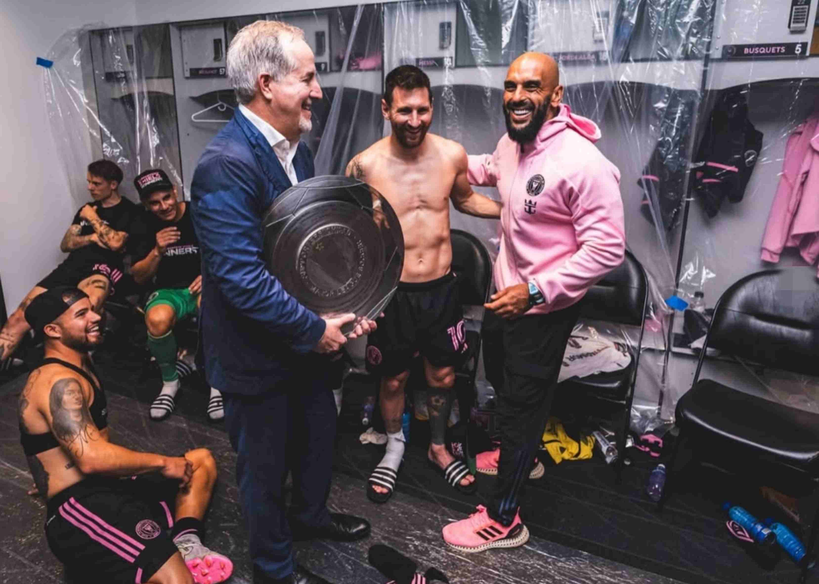 Yassine Cheuko, custodio personal de Messi.