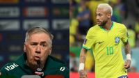 Carlo Ancelotti y Neymar