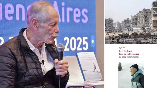 Erri De Luca negó el genocidio en Gaza y quedó envuelto en una polémica