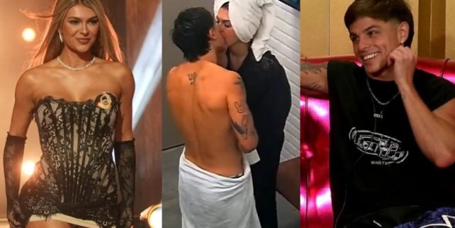 Nenu y Zunino a los besos en Gran Hermano Generacion Dorada
