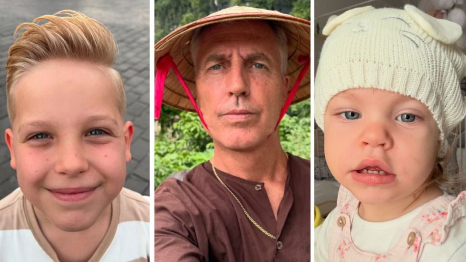 Marley y sus hijos, Mirko y Milenka