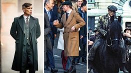 Santiago Caputo disfrazado de Peaky Blinder.