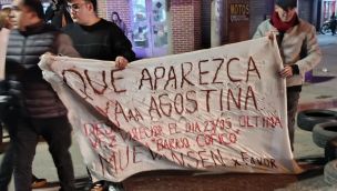 Movilización por la muerte de Agostina Vega