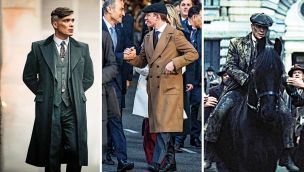 Santiago Caputo disfrazado de Peaky Blinder.