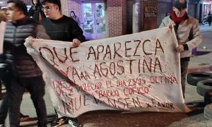 Movilización por la muerte de Agostina Vega