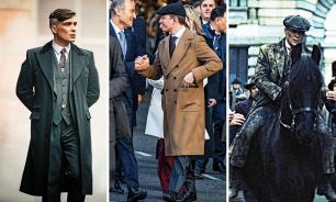 Santiago Caputo disfrazado de Peaky Blinder.